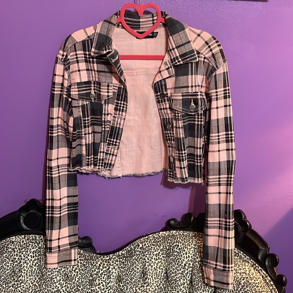 Pink plaid jacket 🩷 - Picture 9 of 10